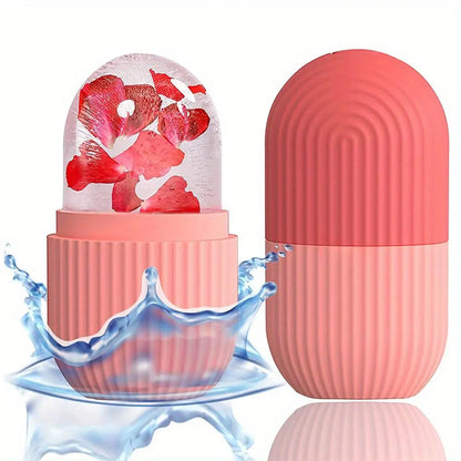 Ice Face Roller, DIY Face Massage Roller, Soothing Facial Ice Roller for Face, Eyes & Joints, Ice Compress Skin Care Tool for Women & Men, Facial Care Tools, Beauty Tools, Home Beauty Tool, Lightweight